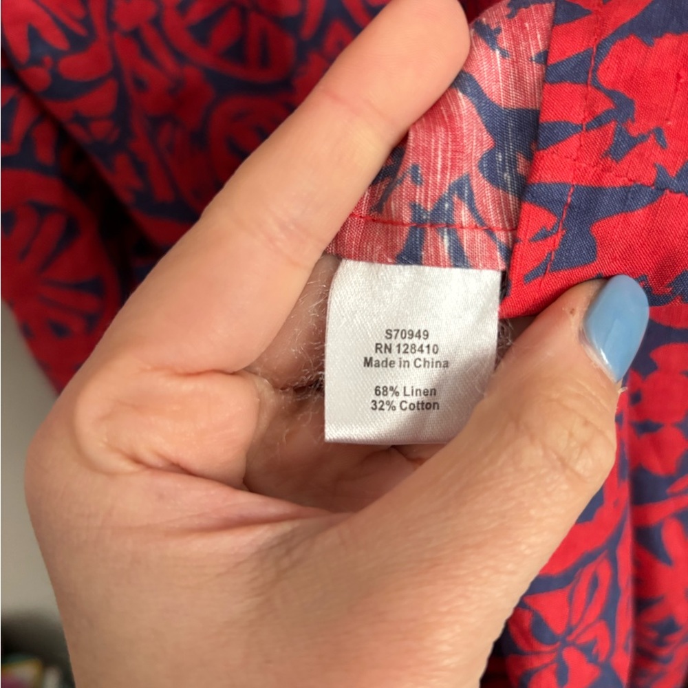 ANN MASHBURN Red Floral Maxi Dress - Picture 9 of 10